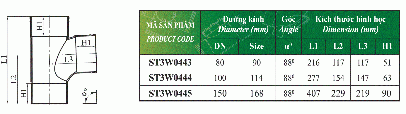 Smartso-Tê cong 88